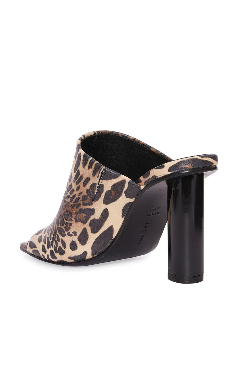 Gamine Luxe Leopard Column Heel Mule sold by Natori product image thumbnail 4