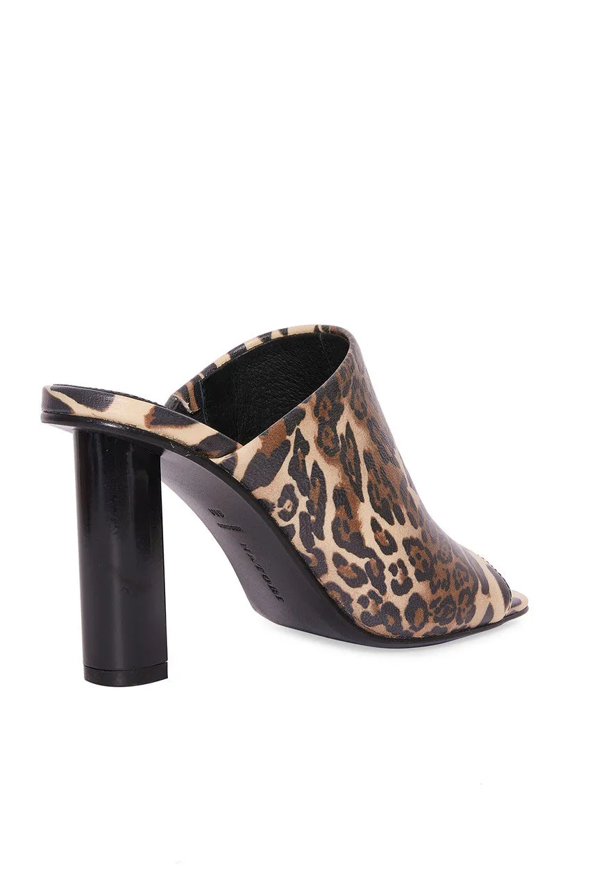 Gamine Luxe Leopard Column Heel Mule sold by Natori product image thumbnail 5