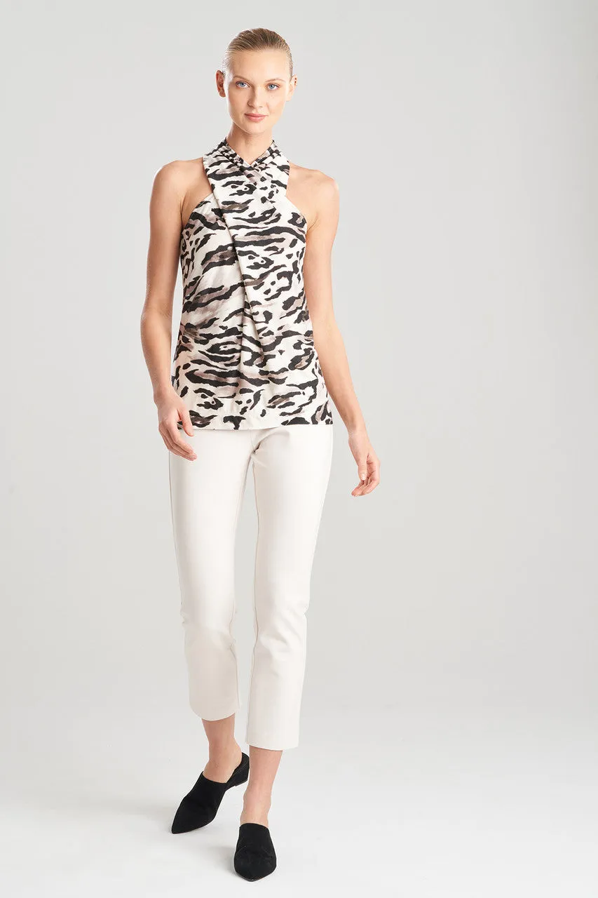 Lynx TENCEL™ Jersey Crossover Halter Tank sold by Natori product image thumbnail 2