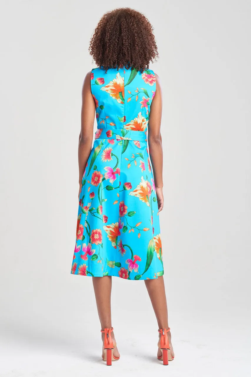 Chikayo-Cotton Sateen Midi Dress sold by Natori product image thumbnail 2