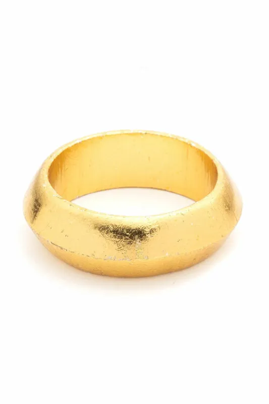 Acacia Wood Thin Bangle Bracelet sold by Natori