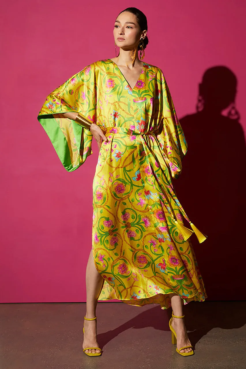 Kamakura Belted Silk Caftan sold by Natori product image thumbnail 5