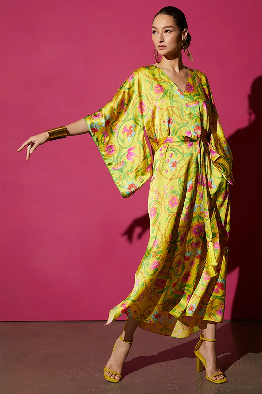 Kamakura Belted Silk Caftan sold by Natori product image thumbnail 4