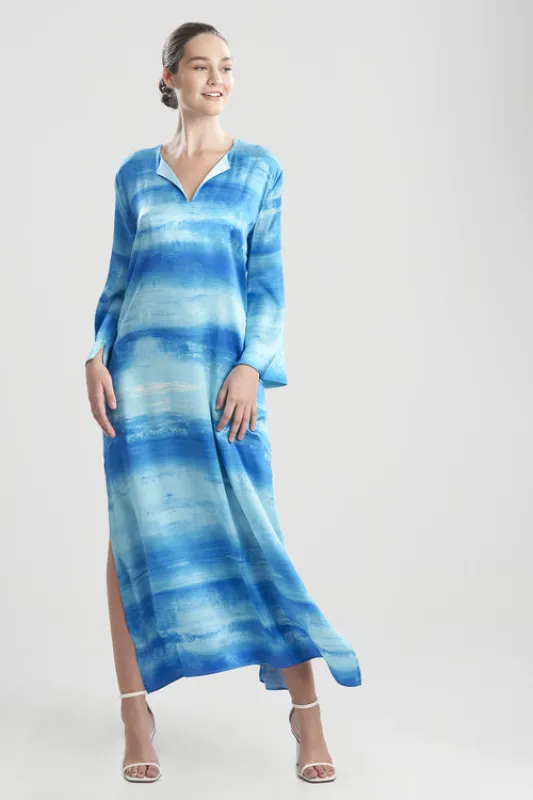 Yoriko Silk Caftan sold by Natori