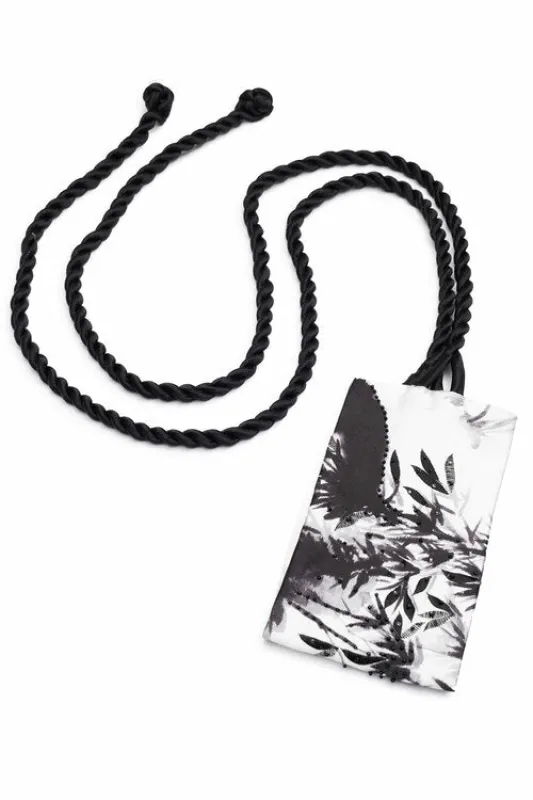 Mirai Embellishment Silk Belt made by Natori