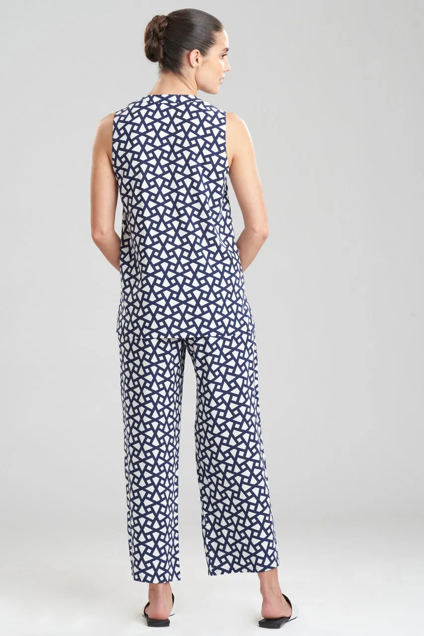 Soho Geo-Printed Challis PJ sold by Natori product image thumbnail 3
