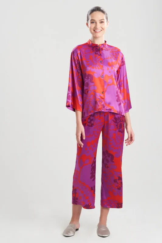 Soleil-Printed Matte Satin PJ made by Natori