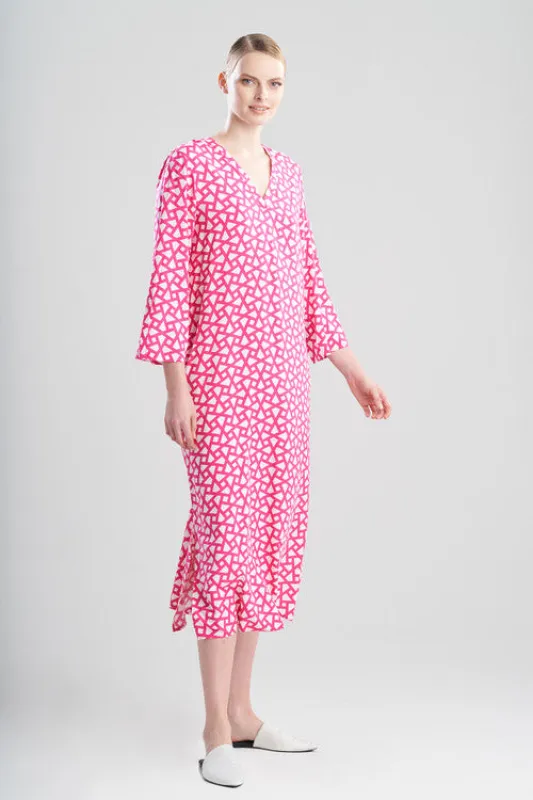 Soho Geo-Printed Challis Caftan sold by Natori