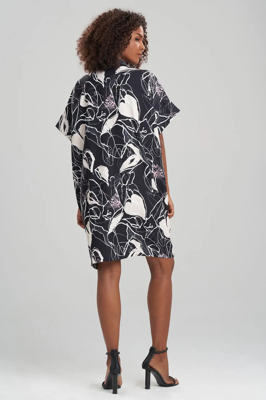 Hana Fluid Crepe Caftan Dress sold by Natori product image thumbnail 5