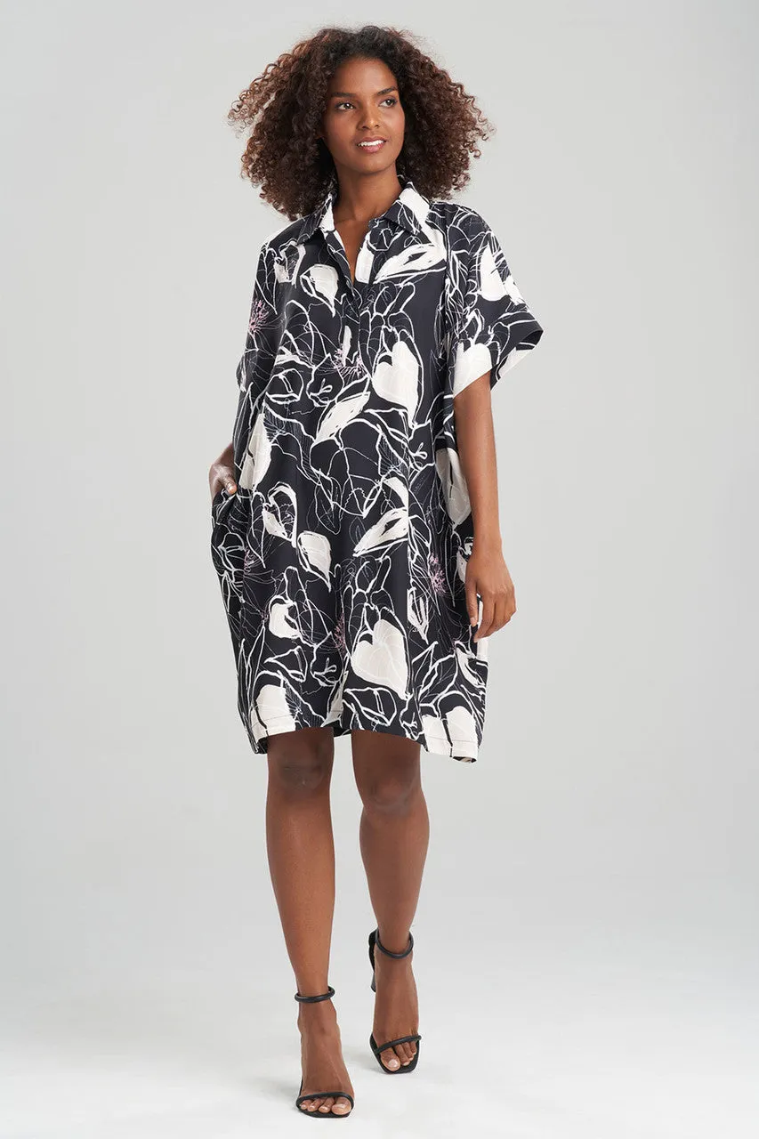 Hana Fluid Crepe Caftan Dress sold by Natori product image thumbnail 2