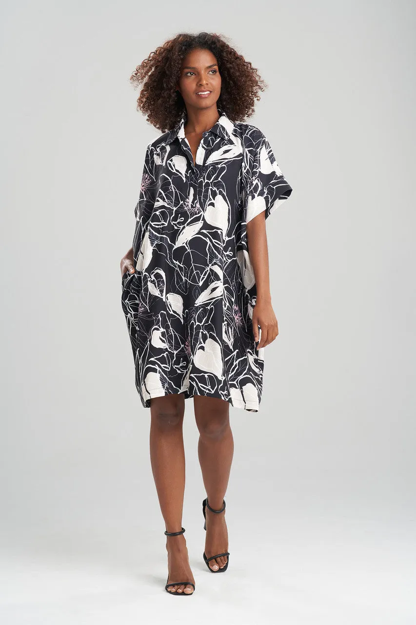 Hana Fluid Crepe Caftan Dress sold by Natori product image thumbnail 3