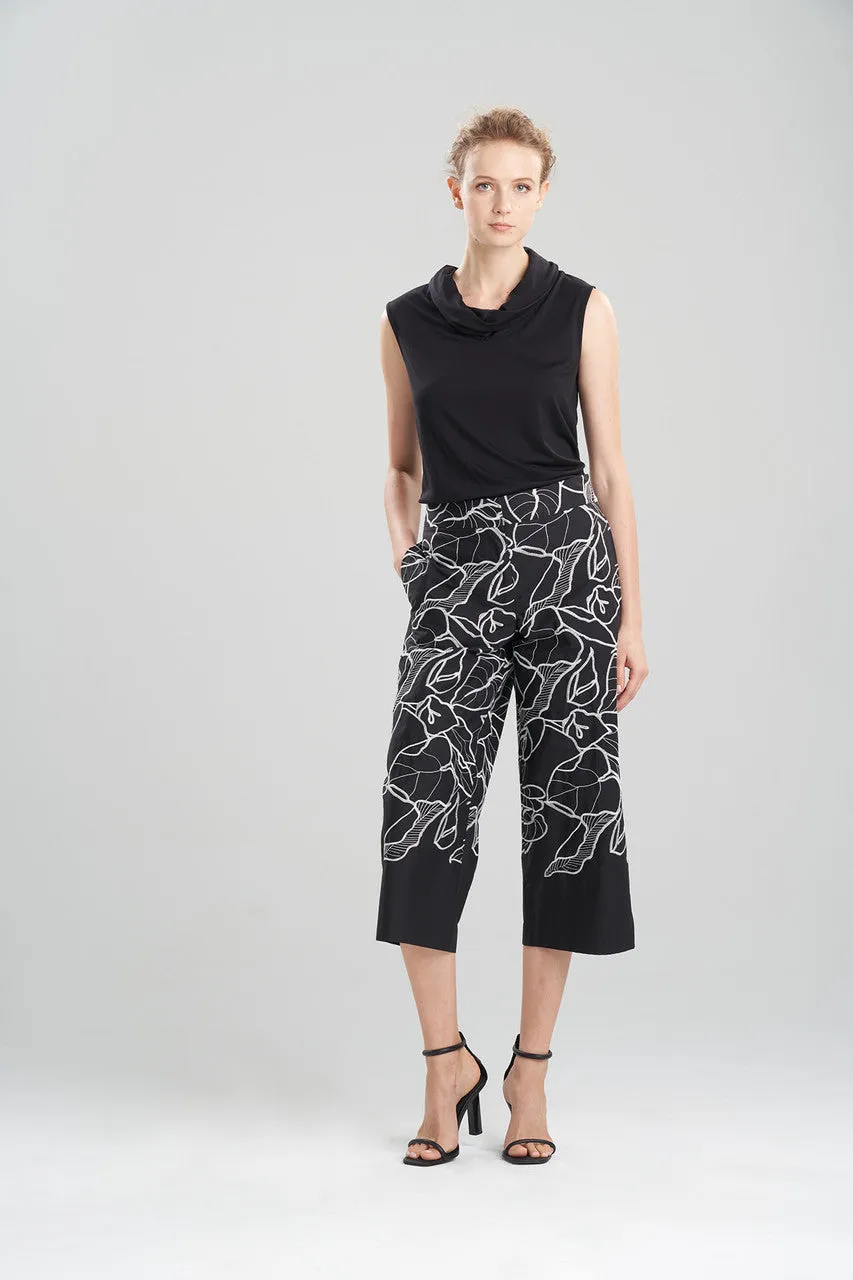 Hana Cotton Poplin Embroidered Pants sold by Natori product image thumbnail 3