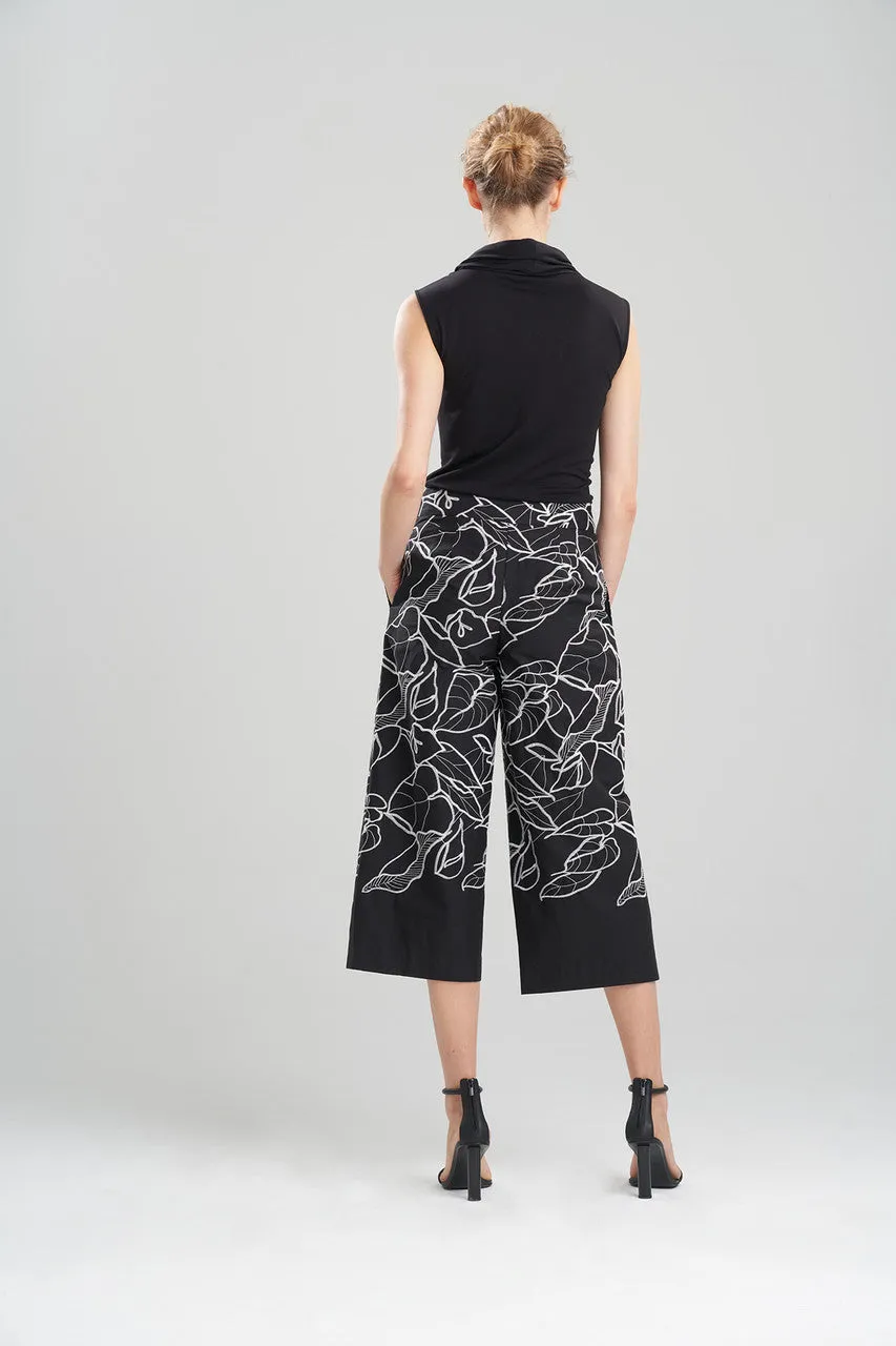 Hana Cotton Poplin Embroidered Pants sold by Natori product image thumbnail 4