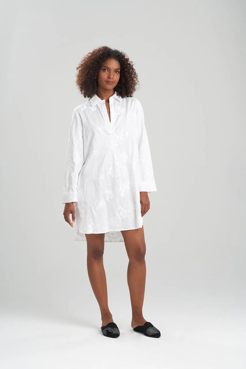 Cheetah Embroidery Cotton Sleepshirt sold by Natori product image thumbnail 4