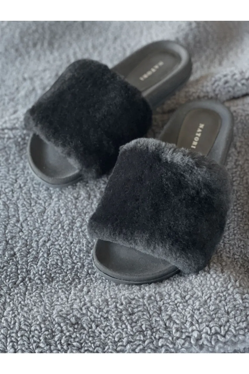 Habit Genuine Shearling Slide sold by Natori product image thumbnail 4