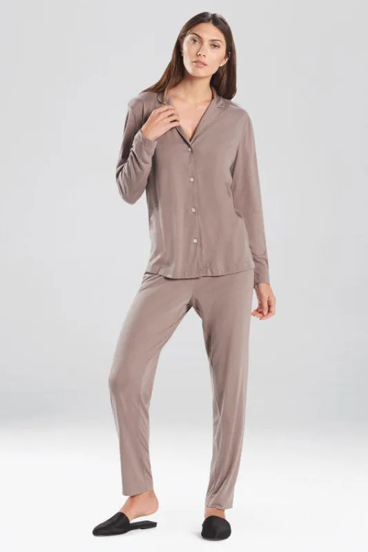 Shangri-La TENCEL™ Long Sleeve Notch PJ made by Natori