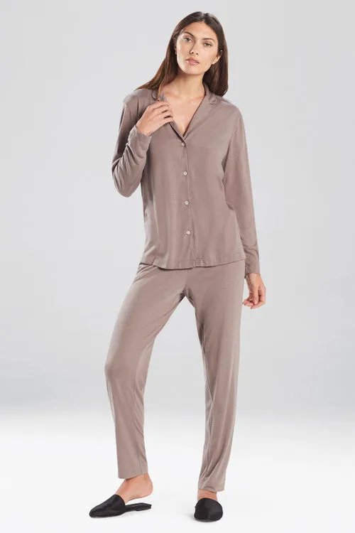 Shangri-La TENCEL™ Long Sleeve Notch PJ sold by Natori
