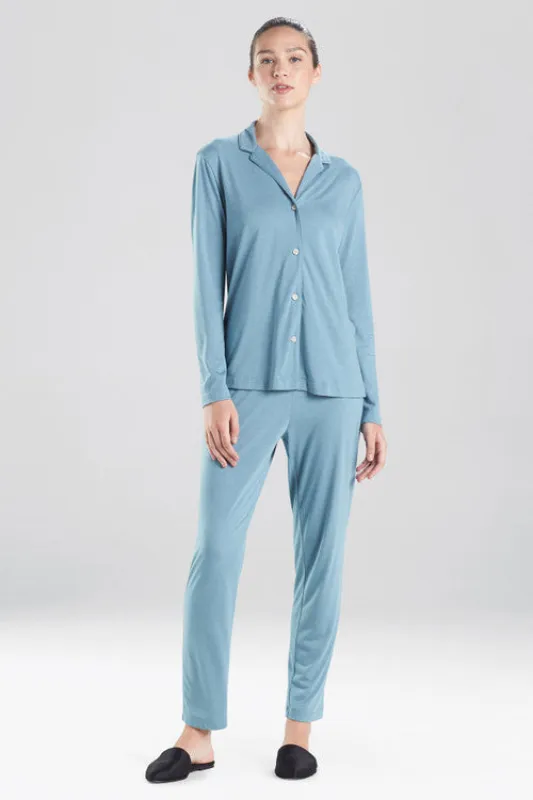 Shangri-La TENCEL™ Long Sleeve Notch PJ made by Natori