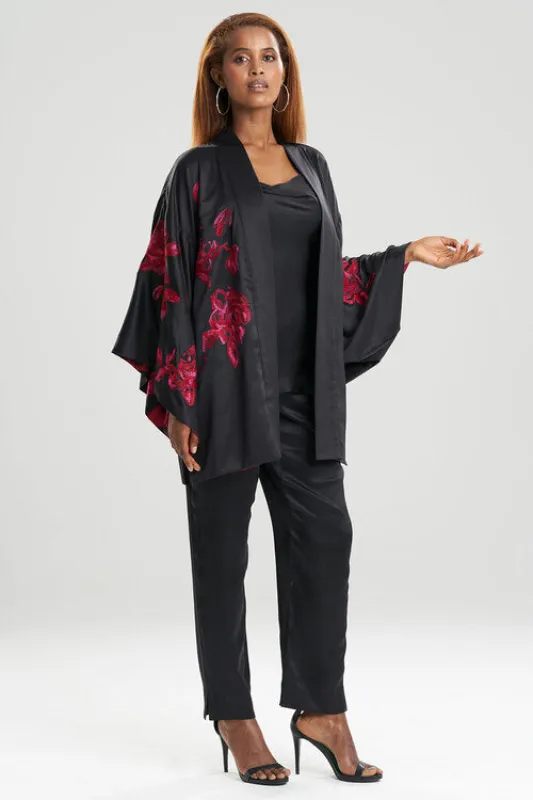 Luxe Mandarin Reversible Wrap made by Natori