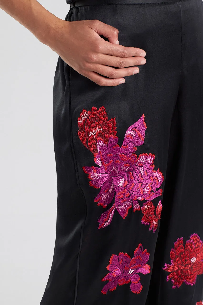 Imperial Embroidery Silk Pants sold by Natori product image thumbnail 3