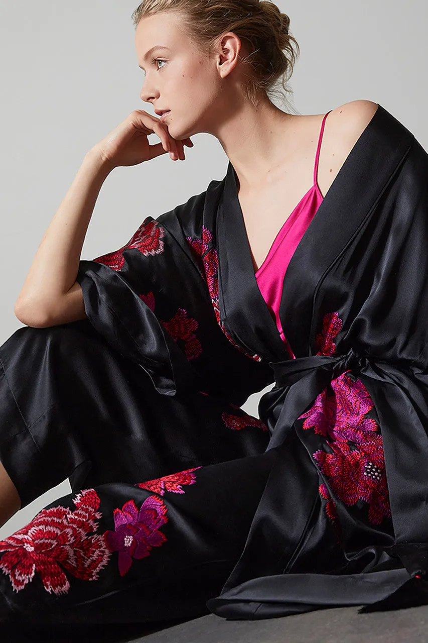 Imperial Embroidery Silk Pants sold by Natori product image thumbnail 5