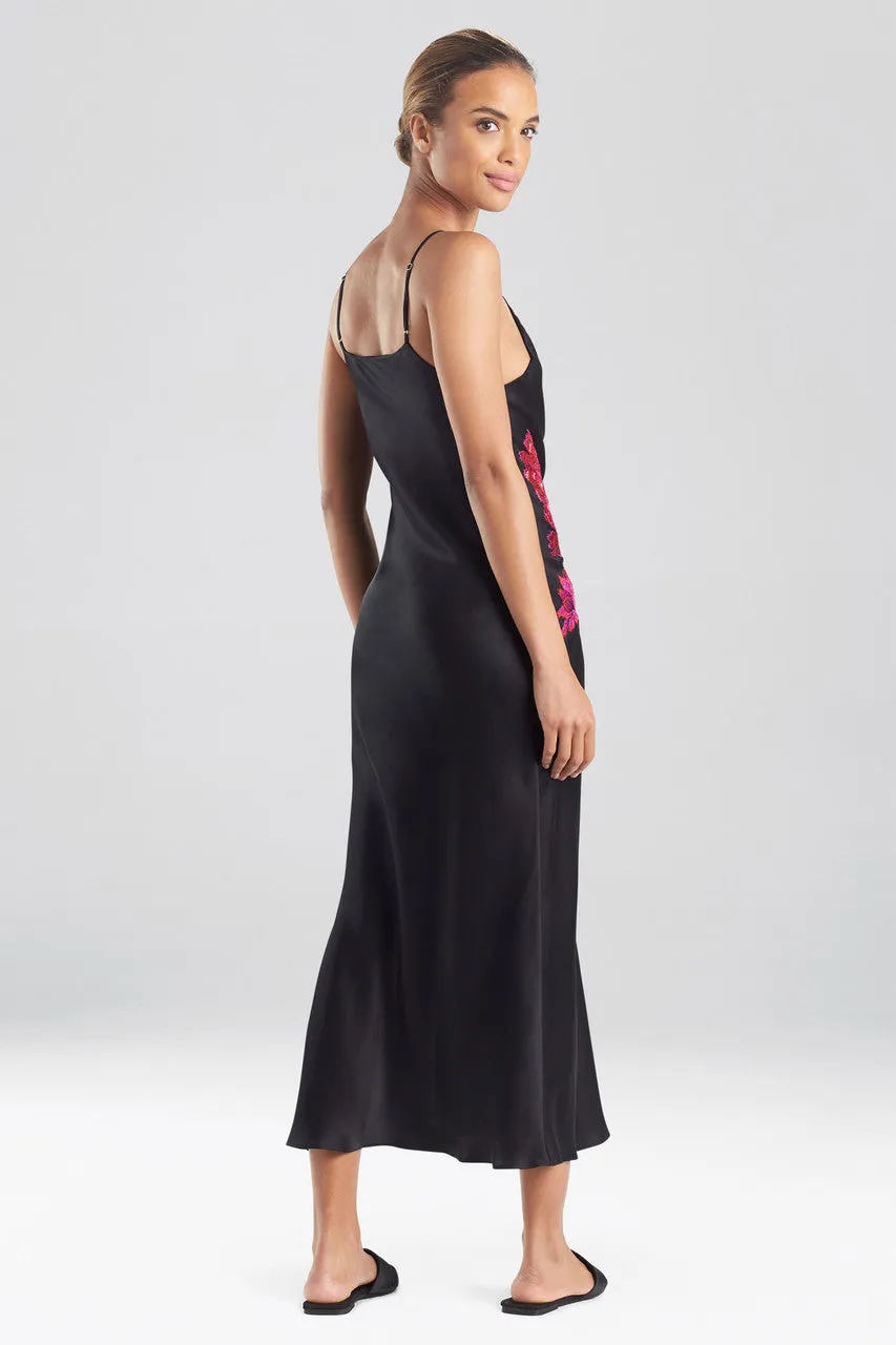 Imperial Embroidery Silk Gown sold by Natori product image thumbnail 3