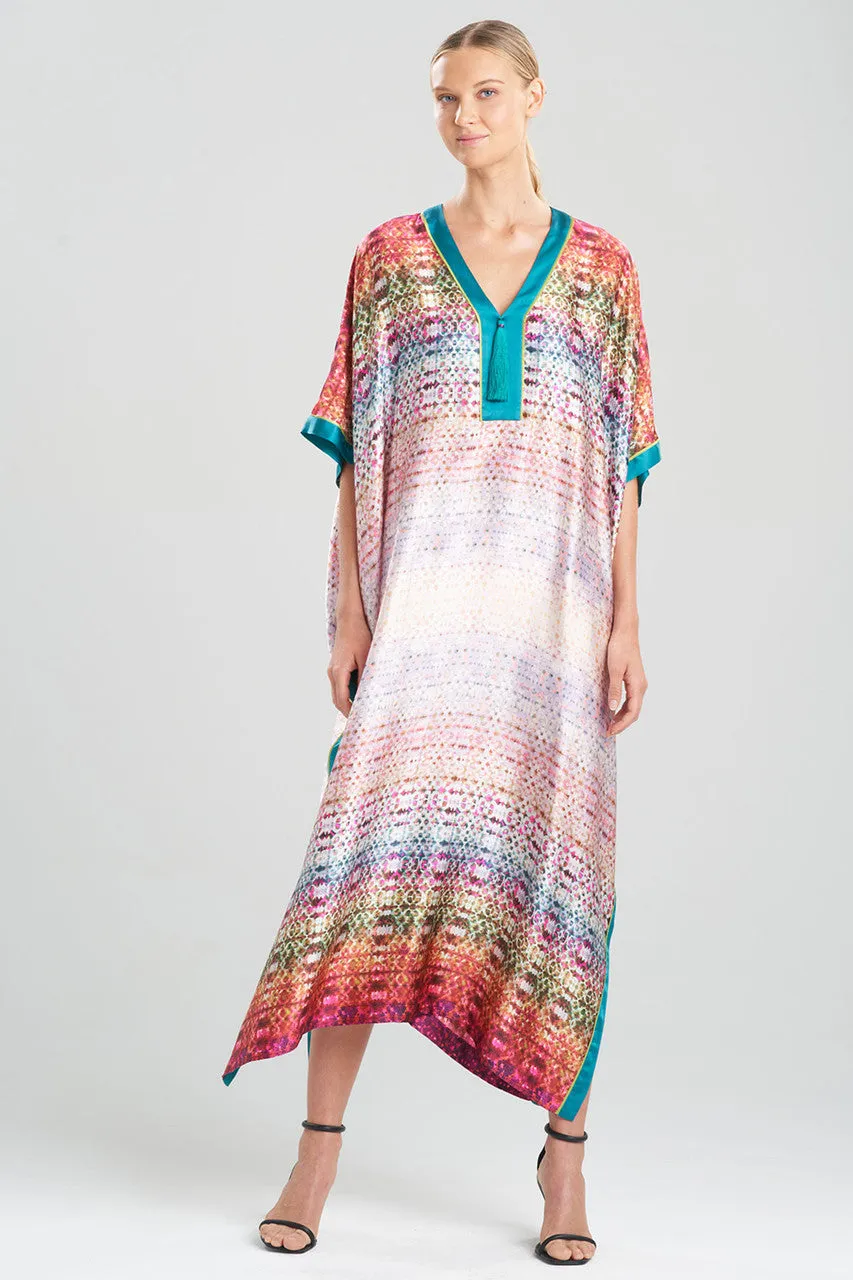 Illusion Silk Caftan sold by Natori product image thumbnail 2