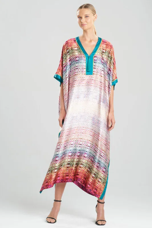 Illusion Silk Caftan sold by Natori