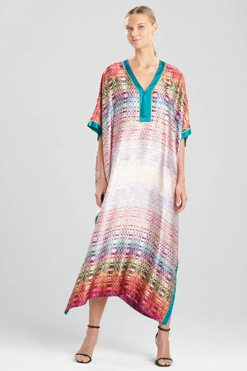 Illusion Silk Caftan sold by Natori