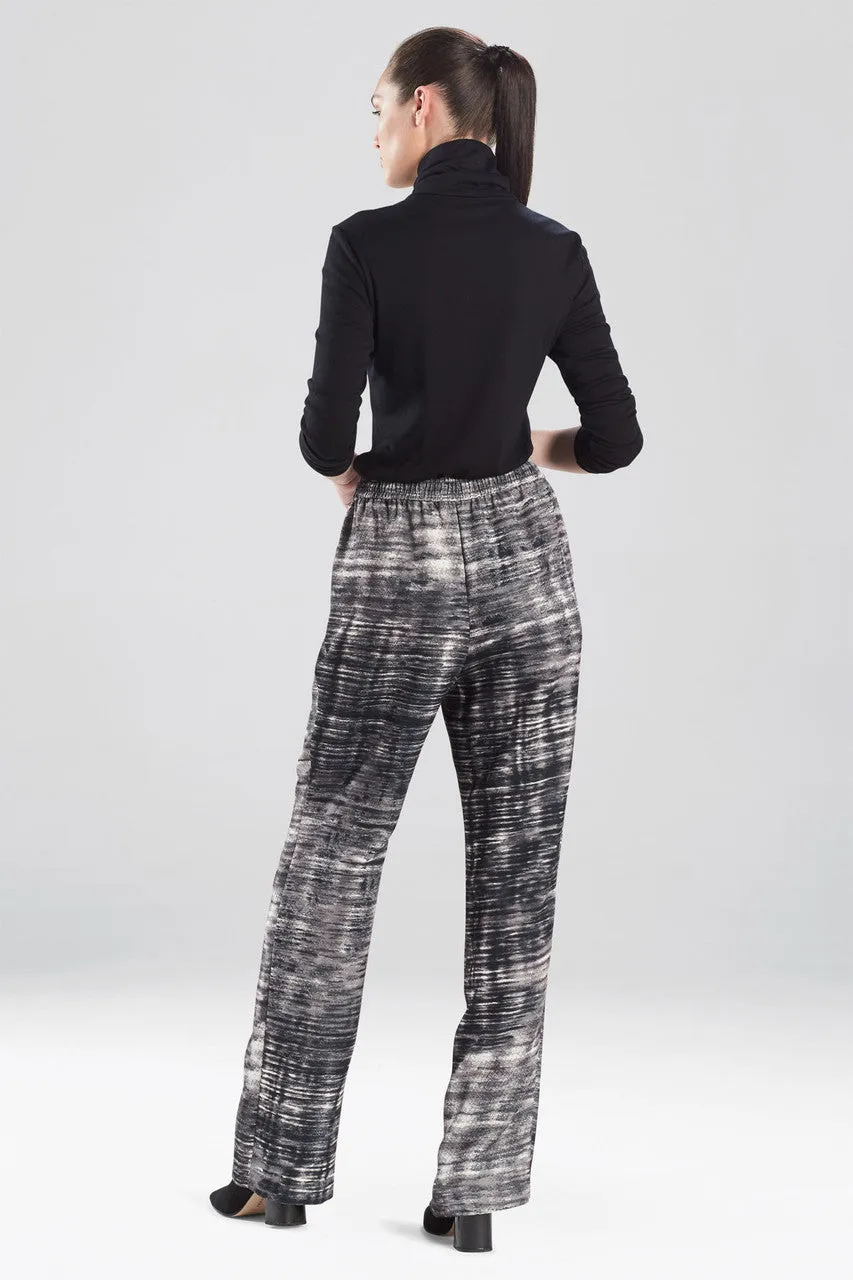 Paloma-Printed Cady Pants sold by Natori product image thumbnail 3