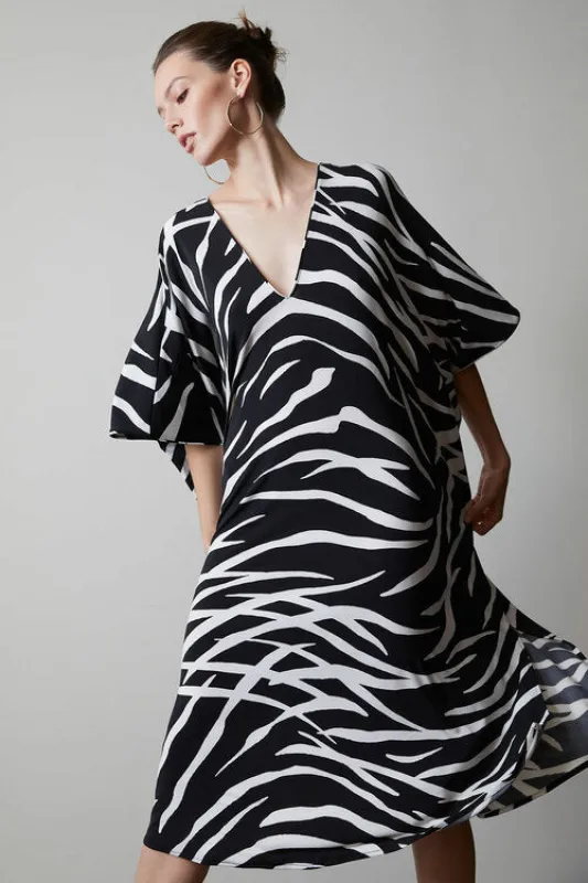 Zebra Caftan made by Natori