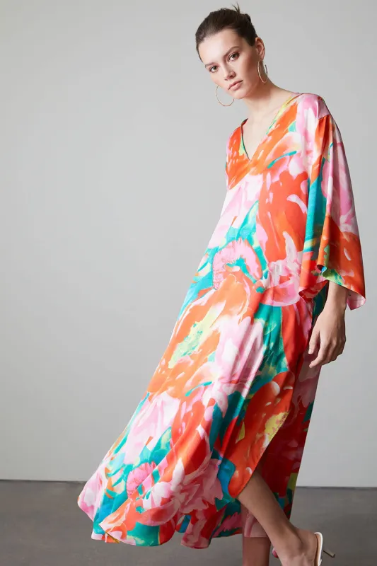 Floral Watercolor Caftan sold by Natori