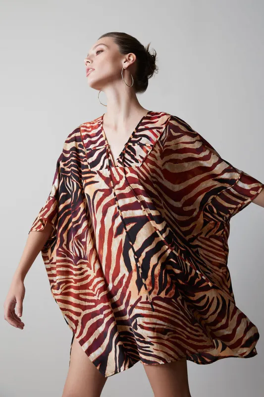 Wild Zebra Cover-Up sold by Natori