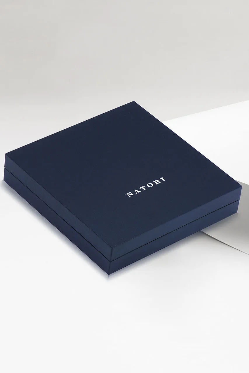 Indochine 14k Black & White Diamond Tapering Hexagon Bar Necklace sold by Natori product image thumbnail 3