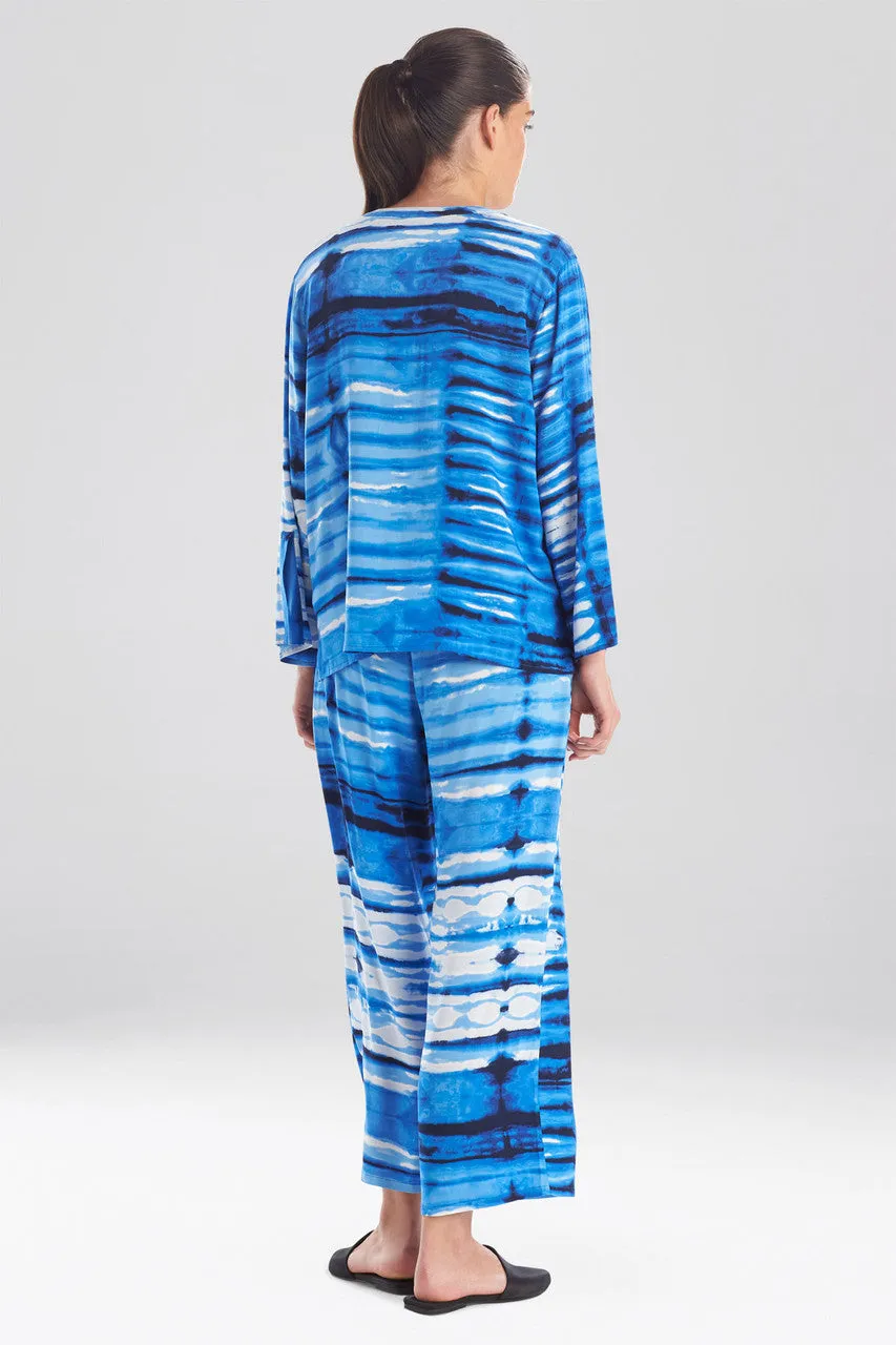 Shibori - Challis PJ - calm blue sold by Natori product image thumbnail 2