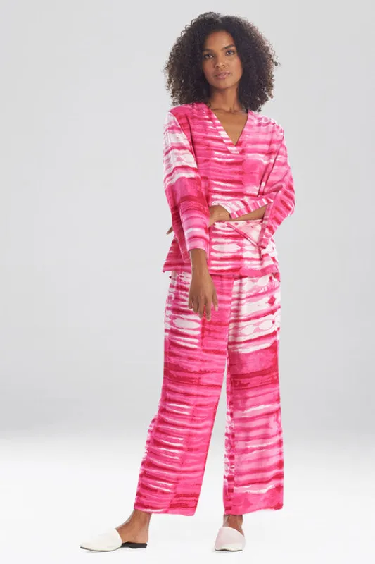 Shibori - Challis PJ - wild fuchsia made by Natori