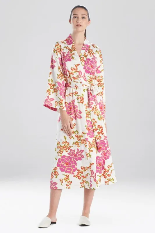 Harumi Satin Robe made by Natori