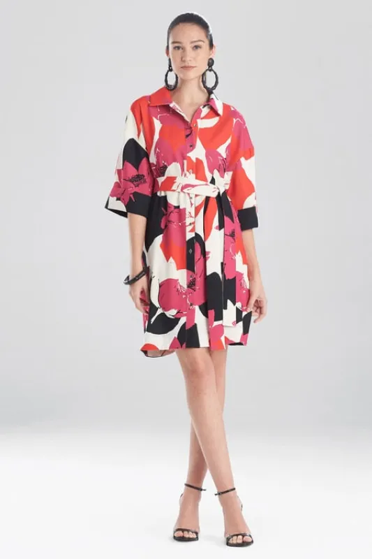 Lotus Belted Shirtdress sold by Natori