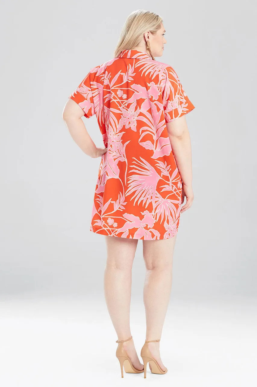 Aiko Printed CDC Caftan Dress sold by Natori product image thumbnail 3