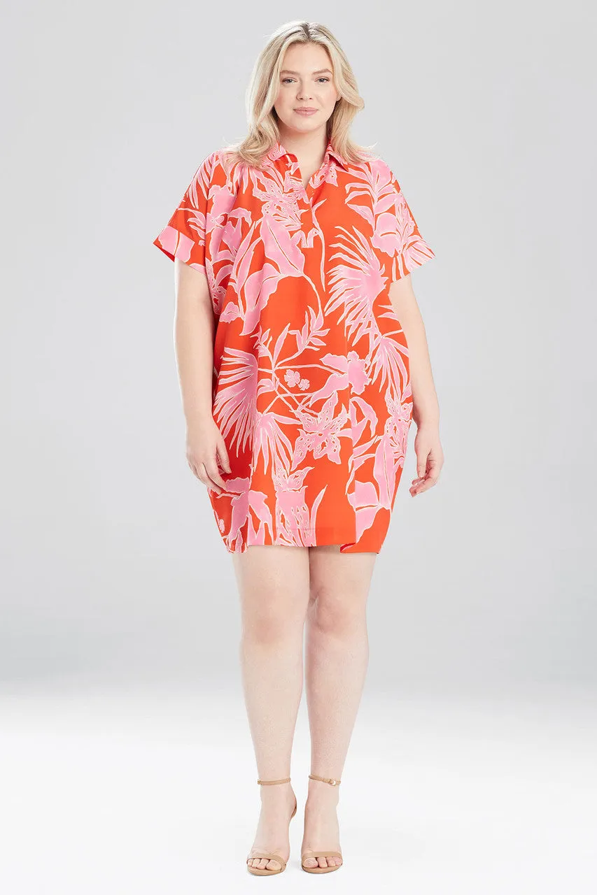 Aiko Printed CDC Caftan Dress sold by Natori product image thumbnail 5