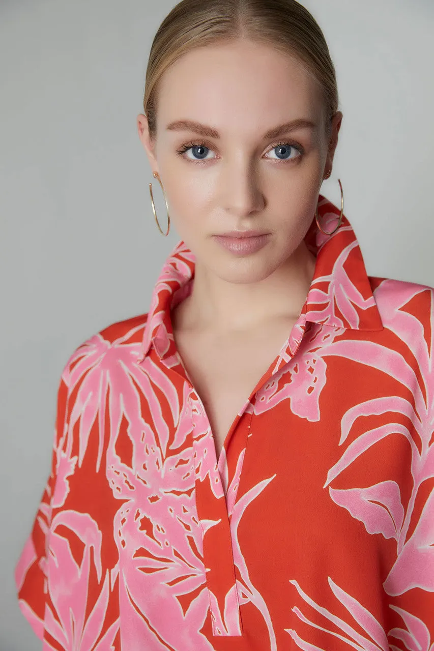 Aiko Printed CDC Caftan Dress sold by Natori product image thumbnail 4