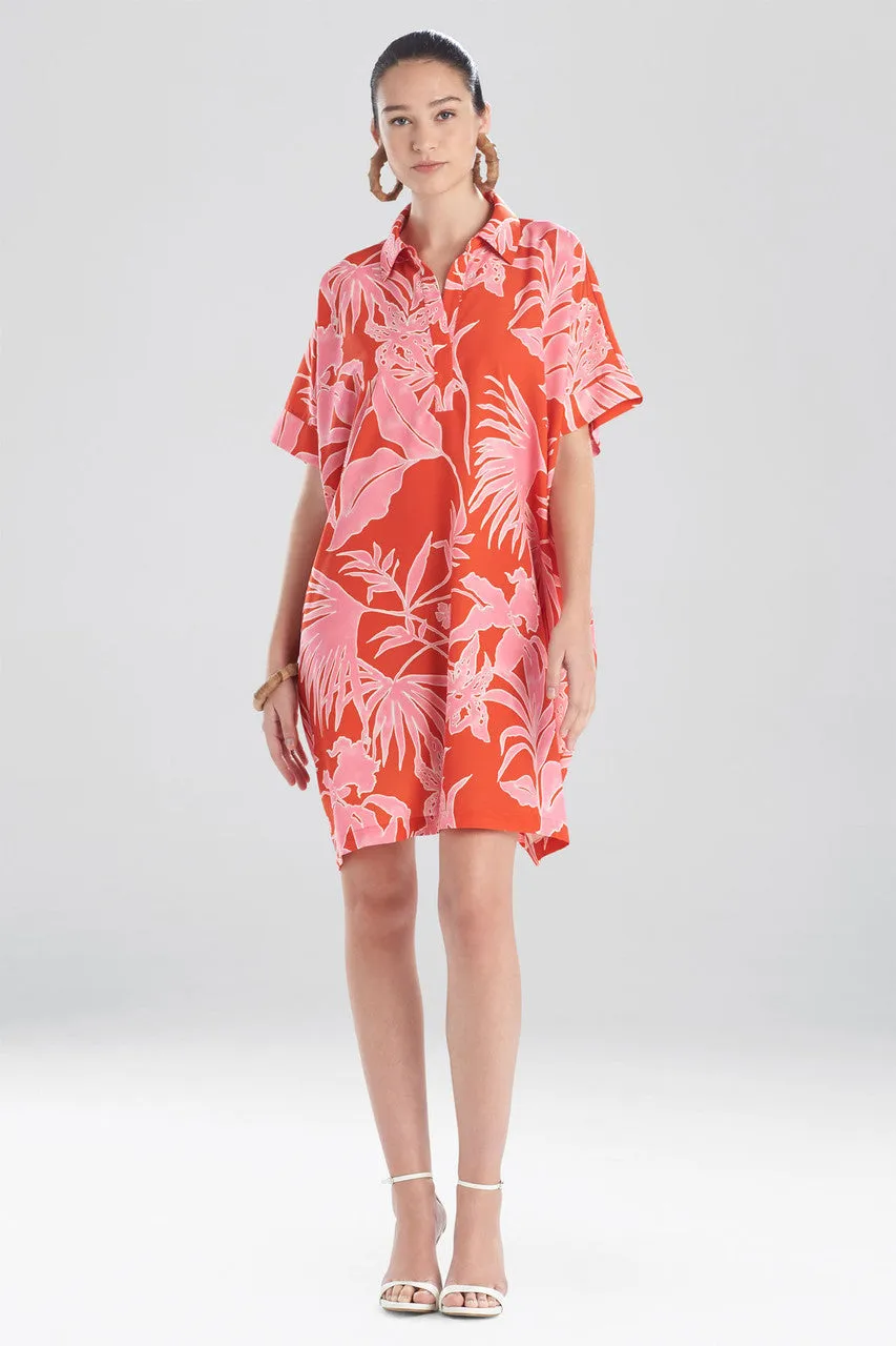 Aiko Printed CDC Caftan Dress sold by Natori product image thumbnail 2