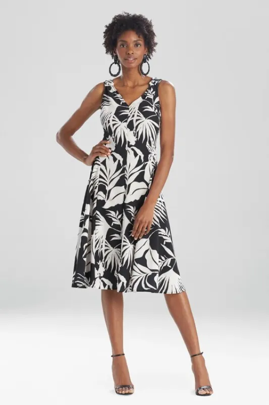 Aiko Printed CDC Knotted Tank Dress sold by Natori