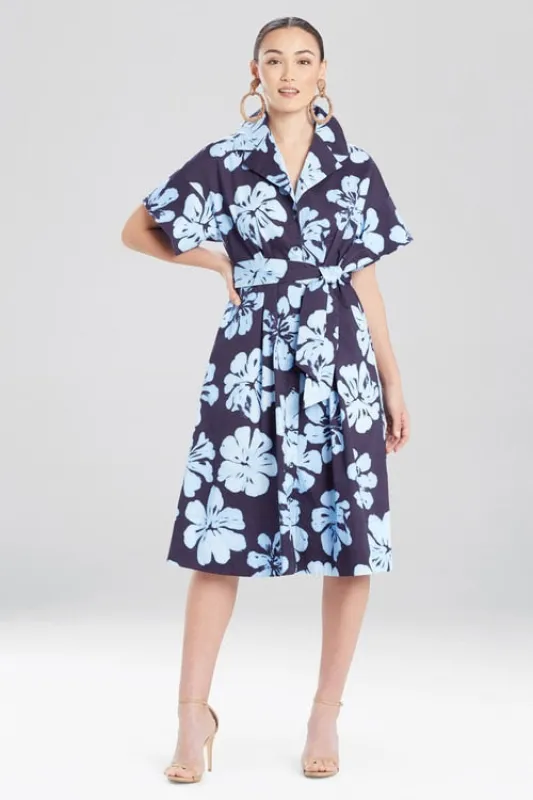 Hoshi Poplin Shirtdress sold by Natori