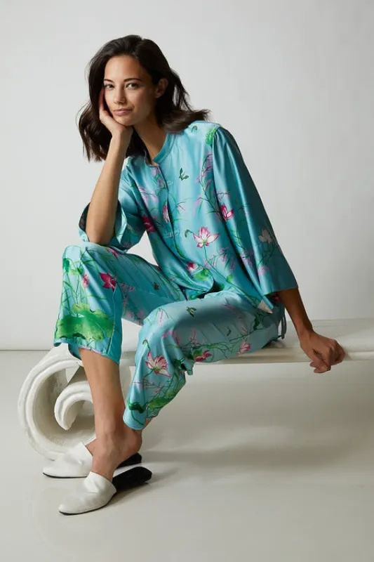 Lotus Garden Mandarin PJ sold by Natori