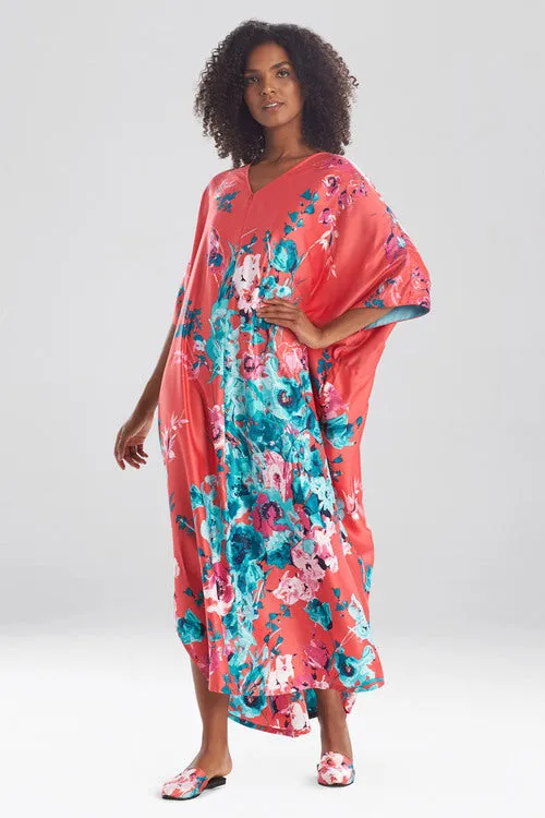 Bloom Zip Caftan sold by Natori