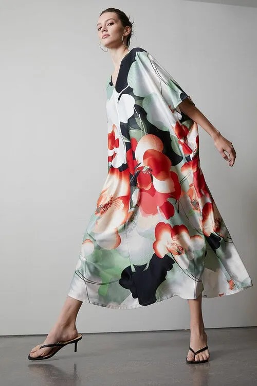 Exotic Poppy Caftan sold by Natori