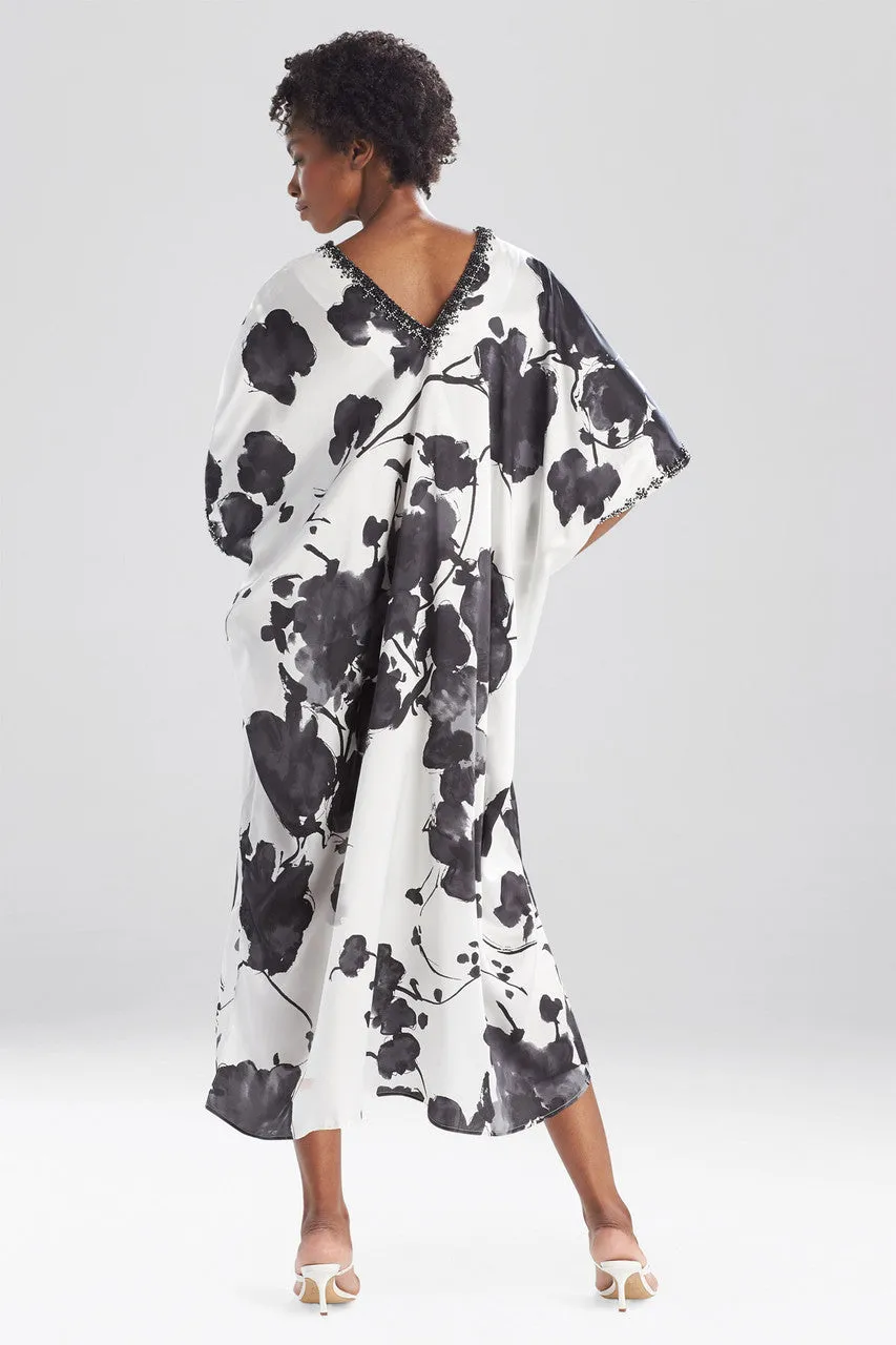 Peony Blossoms Silk Caftan sold by Natori product image thumbnail 3