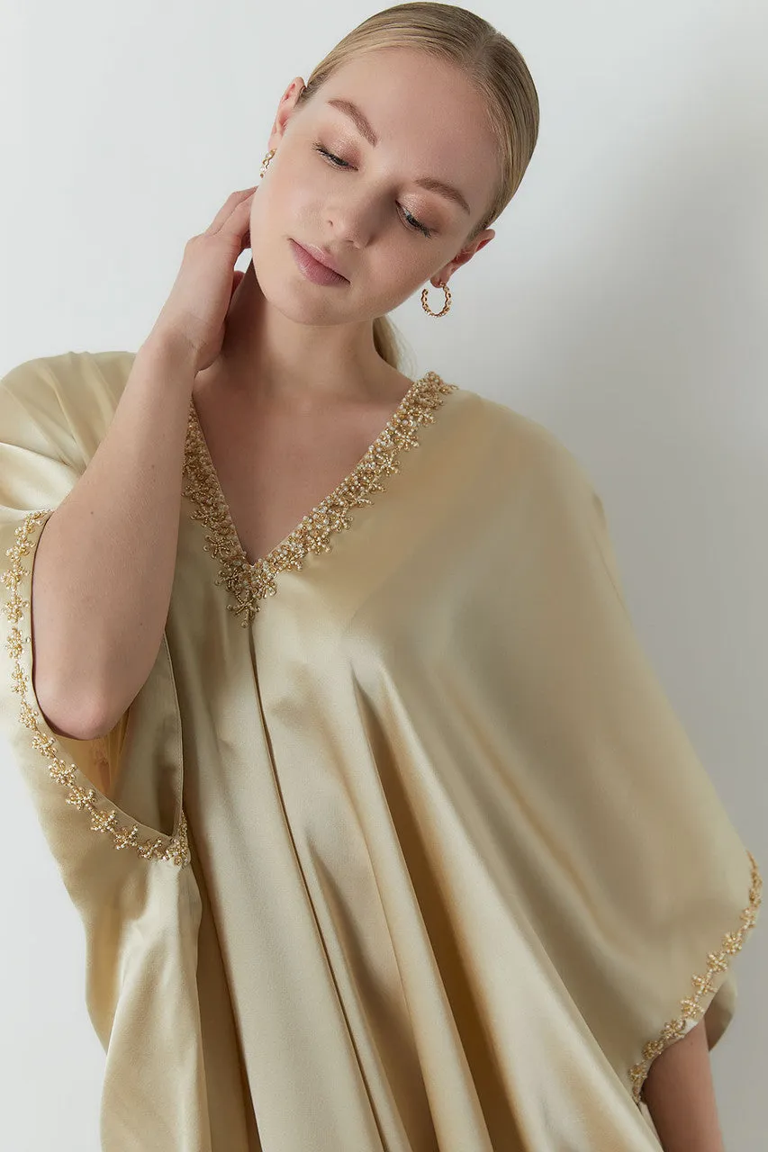 Key Essentials Beaded Silk Caftan sold by Natori product image thumbnail 4