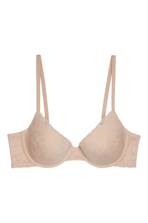 Sheer Glamour Full Fit Contour Underwire Bra sold by Natori